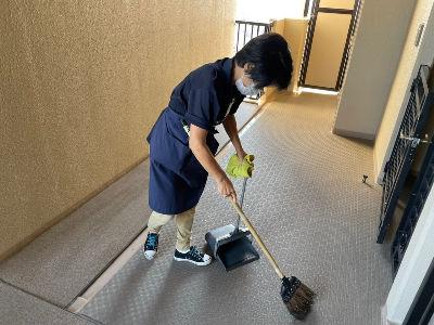 1日3時間のマンション清掃ワーク♪月・木の週2日勤務で無理なく働けます！