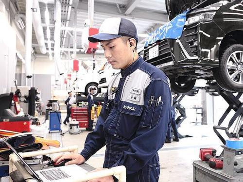 【整備士】トヨタ自動車正規ディーラーの整備職（正社員）募集◆年間休日110日◆資格取得支援制度充実